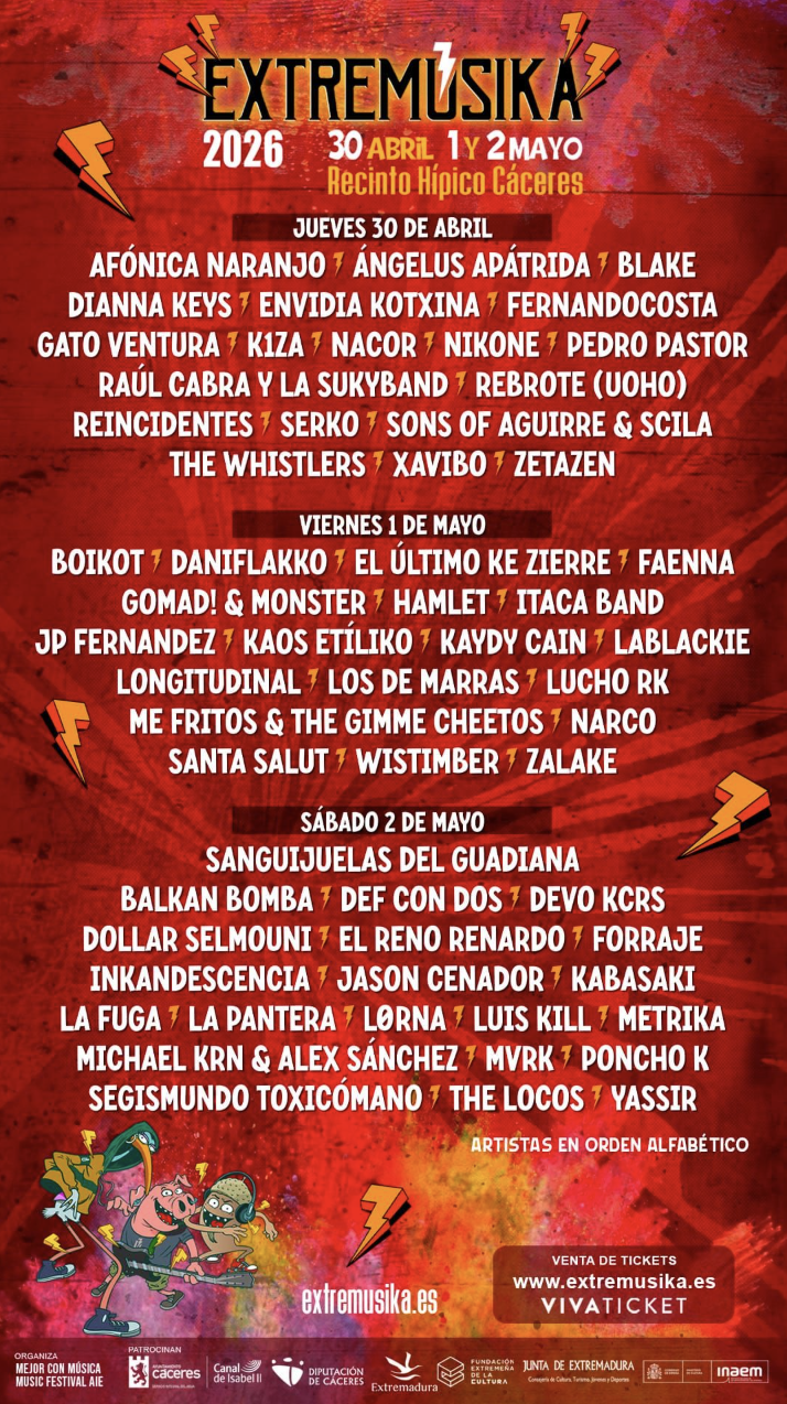 Extremúsica 2026